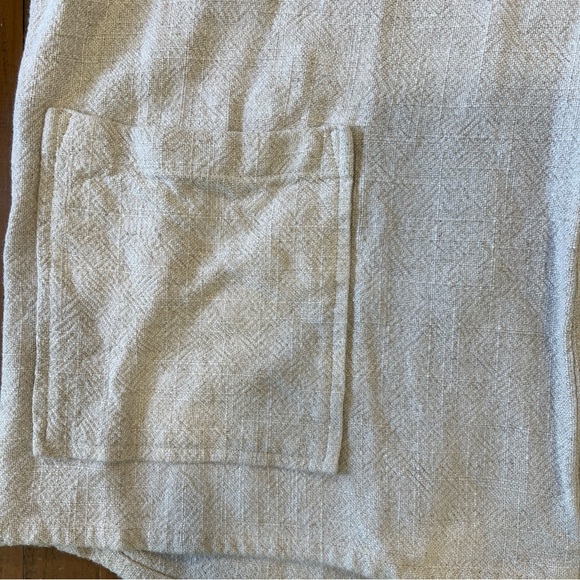 Soft Surroundings Jacket Cardigan Small Beige Linen Cotton Preppy Academia - Picture 2 of 10